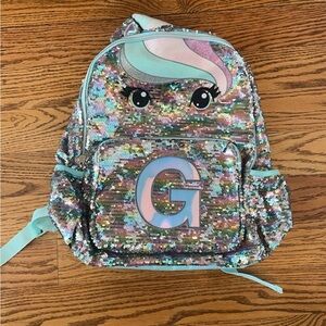 Justice Backpack Letter G